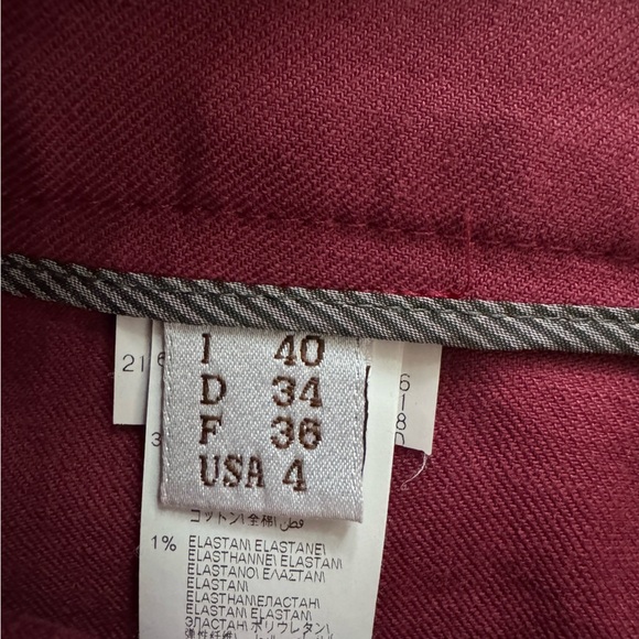 Brunello Cucinelli pleated Pants 4 maroon - Picture 8 of 9